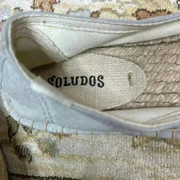 Soludos Espadrilles Womens Sz 6.5 Lemon Slip On - Picture 6 of 11